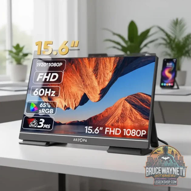 Guide d'achat : ARZOPA 15.6" Moniteur Portable FHD 1080P IPS USB-C Mini-HDMI - Deuxième Écran Externe