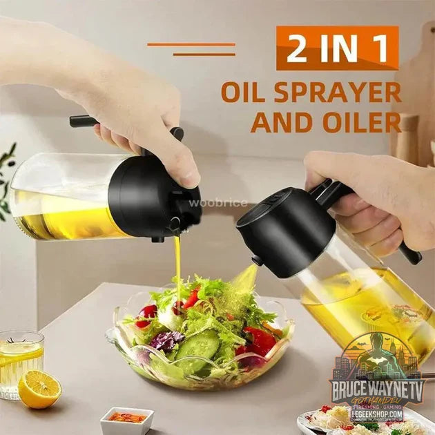 Guide d'achat : 🥗 Bouteille de Pulvérisation d’Huile 2-en-1 | Distributeur & Spray pour Cuisine, BBQ & Pique-Nique 🌿🔥