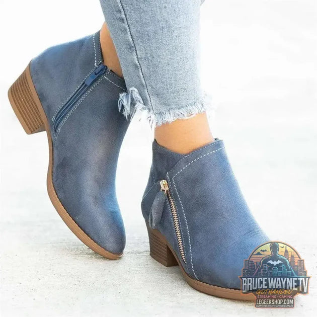Guide d'achat : Bottines Chelsea Hiver Daim Bout Pointu Talon Épais Unisexe
