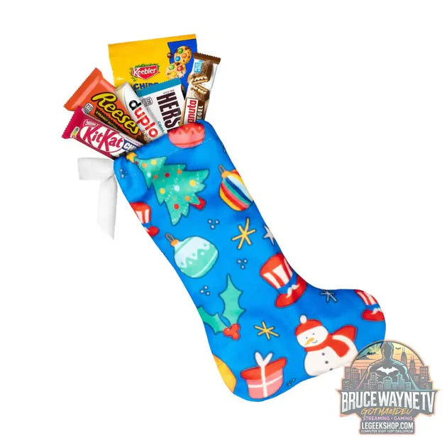 Chaussette de la Befana avec 10 snacks internationaux sucrés (318,8 g) vs Snack Box Internationale L - 30+ Produits Sucrés, Salés & Boissons : quel snack box choisir ?