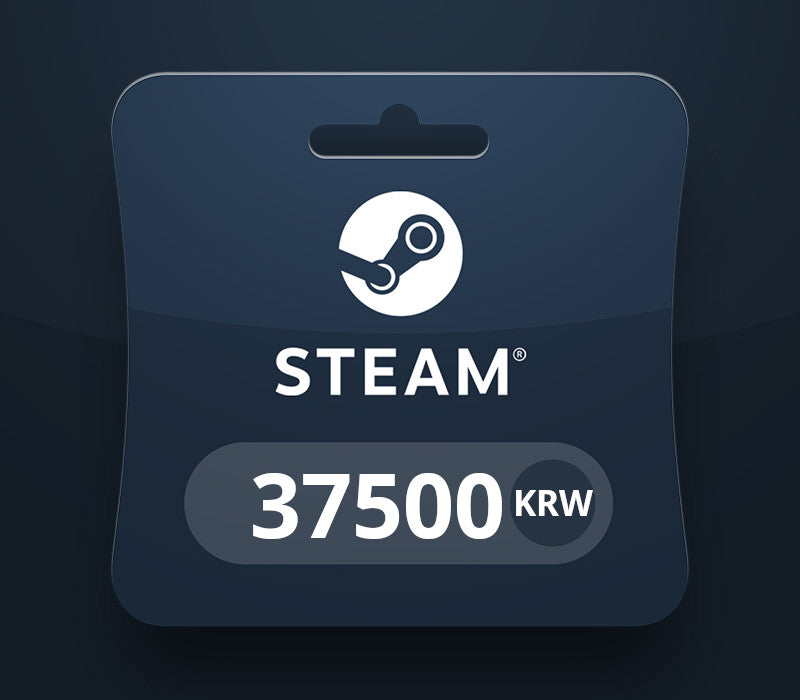 Steam Wallet KRW 37500 Gift Card KR