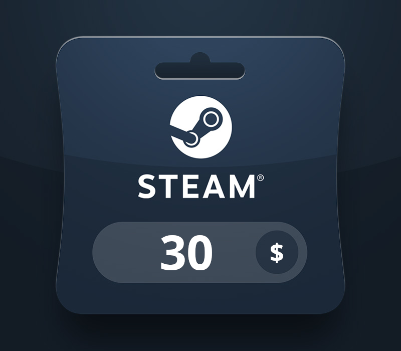 Steam Wallet USD 30 Gift Card JO