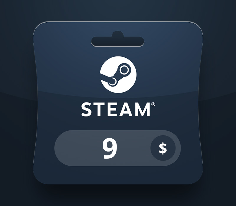 Steam Wallet USD 9 Gift Card JO