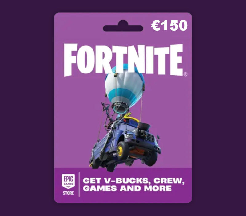 Fortnite EUR 150 PC Epic Games Gift Card DE