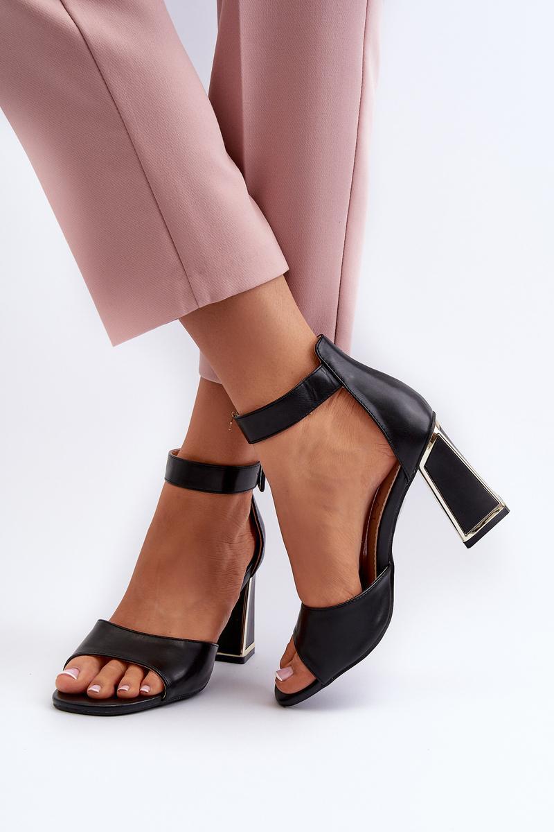 Sandales femme Step in style À Talons À — noir