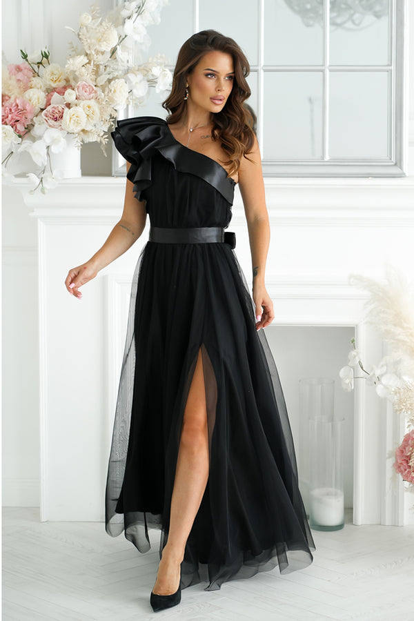 Robe femme Bicotone Longue Longue — noir