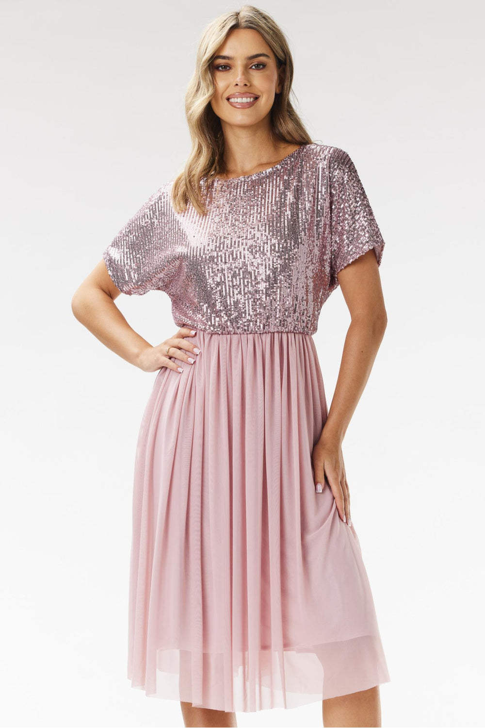 Robe femme awama De Soirée De — rosé