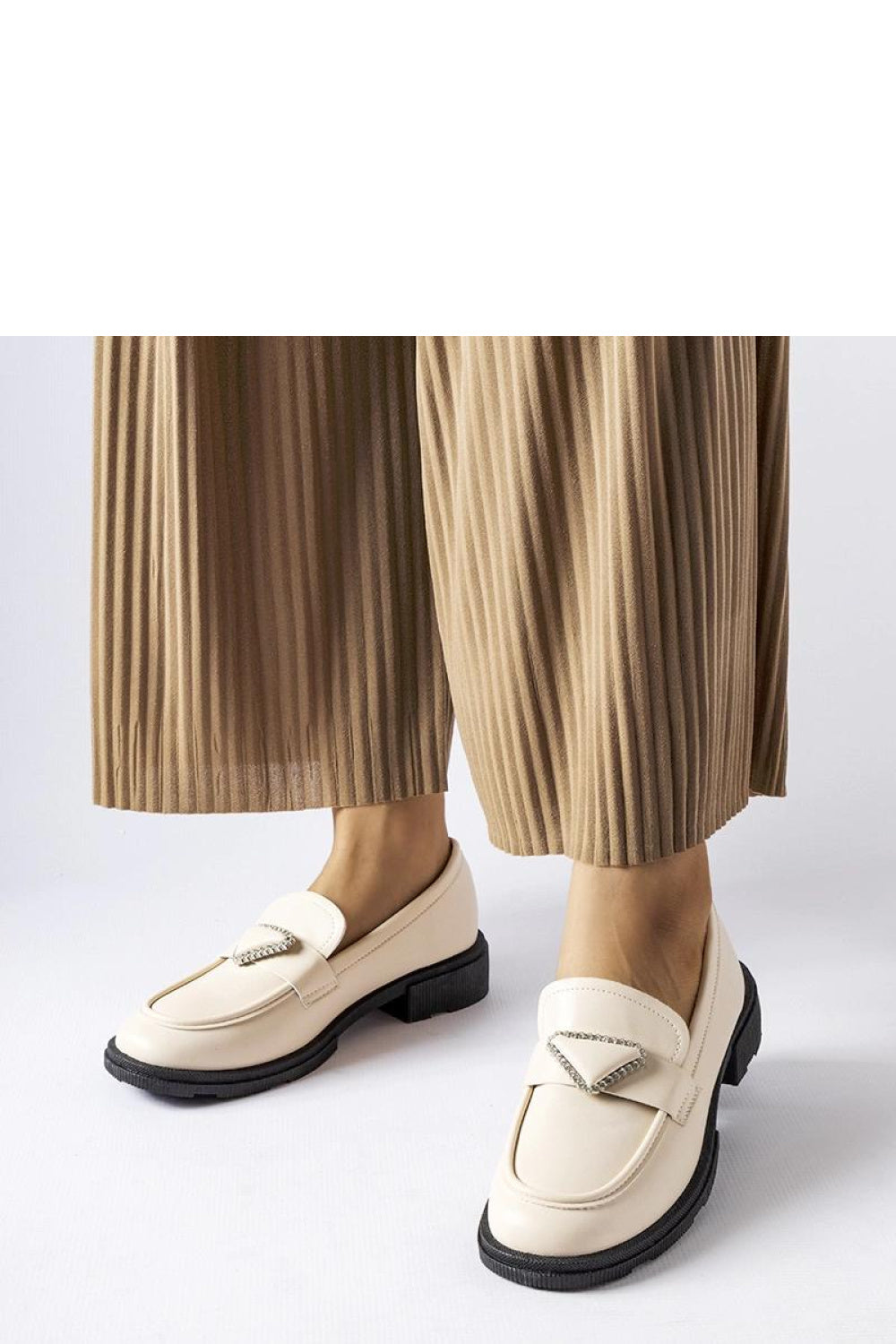 Moccasins femme Solea — beige