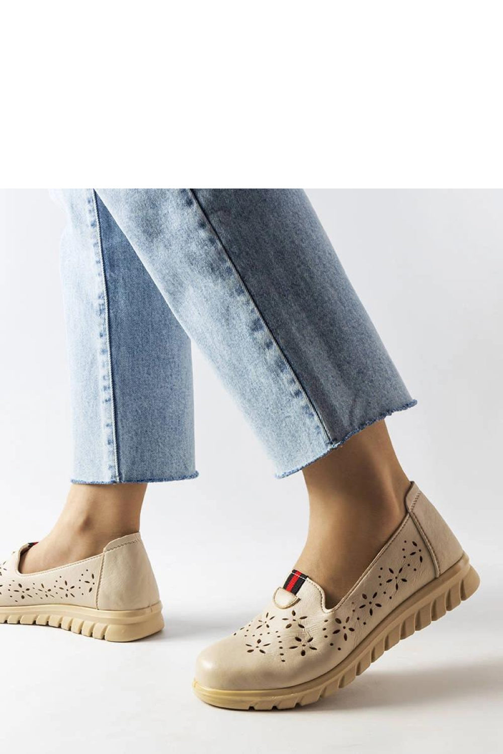Moccasins femme Solea — beige