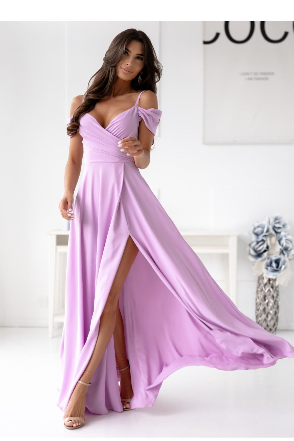 Robe femme With You Longue Longue — violet