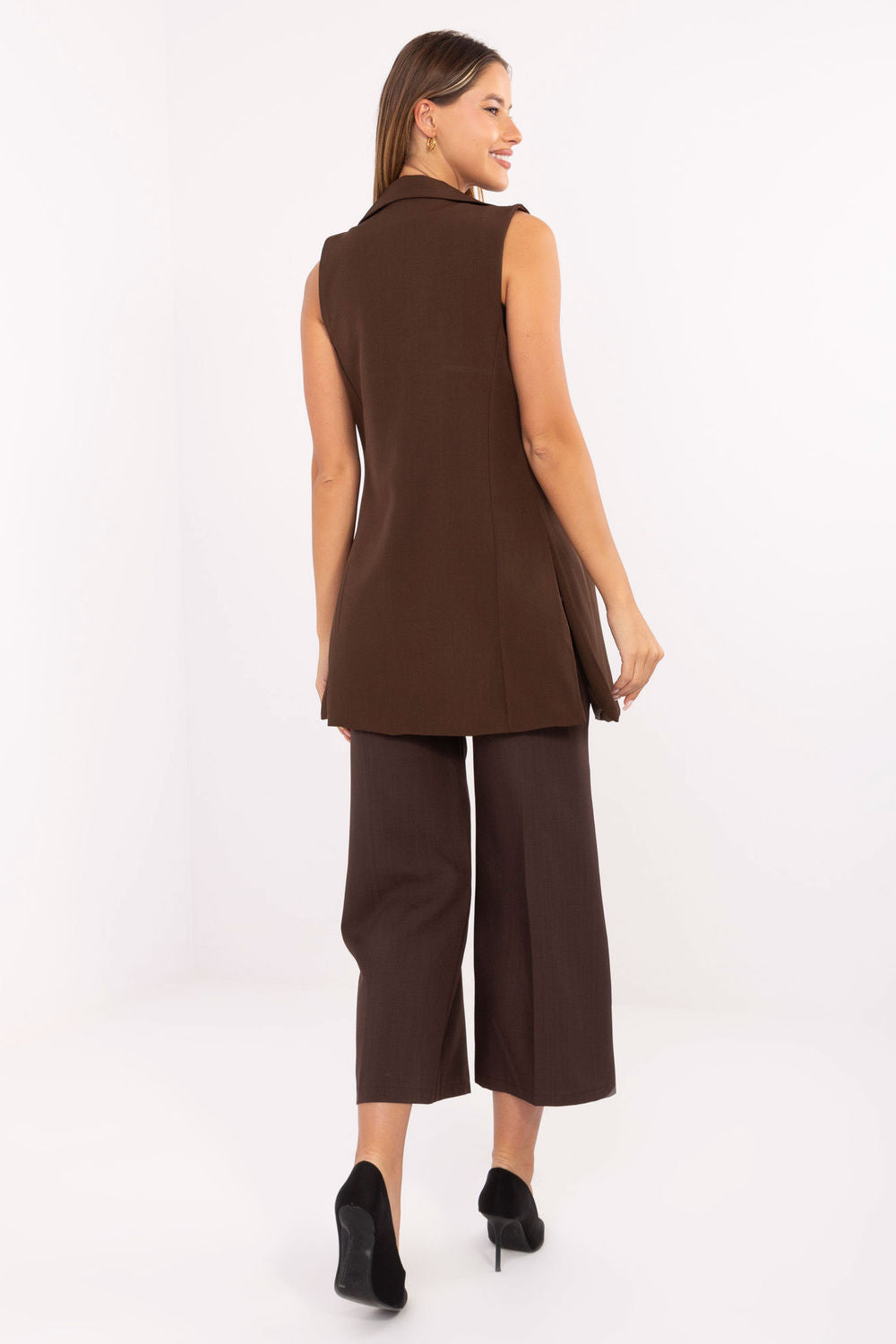 Gilet femme Rue Paris — brun