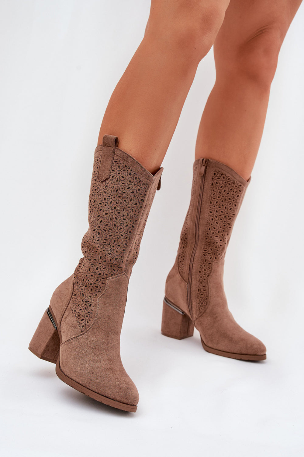 Bottes femme Step in style Ajourées Ajourées — brun