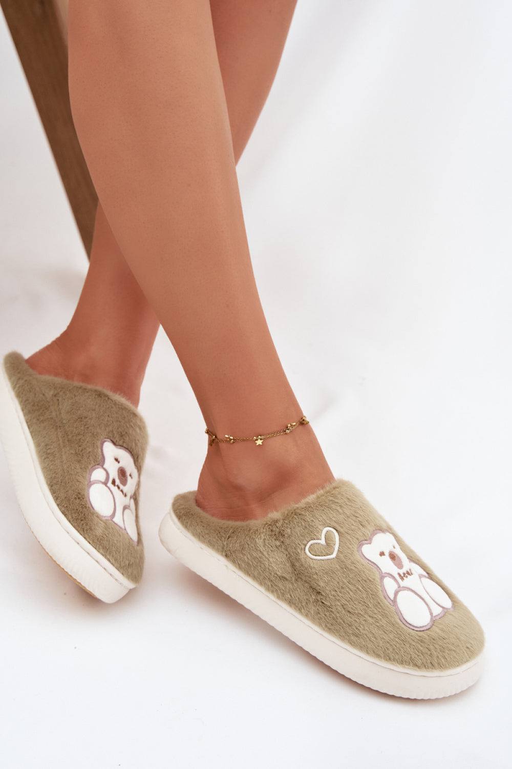 Pantalon femme Step in style Pantoufles Pantoufles — vert
