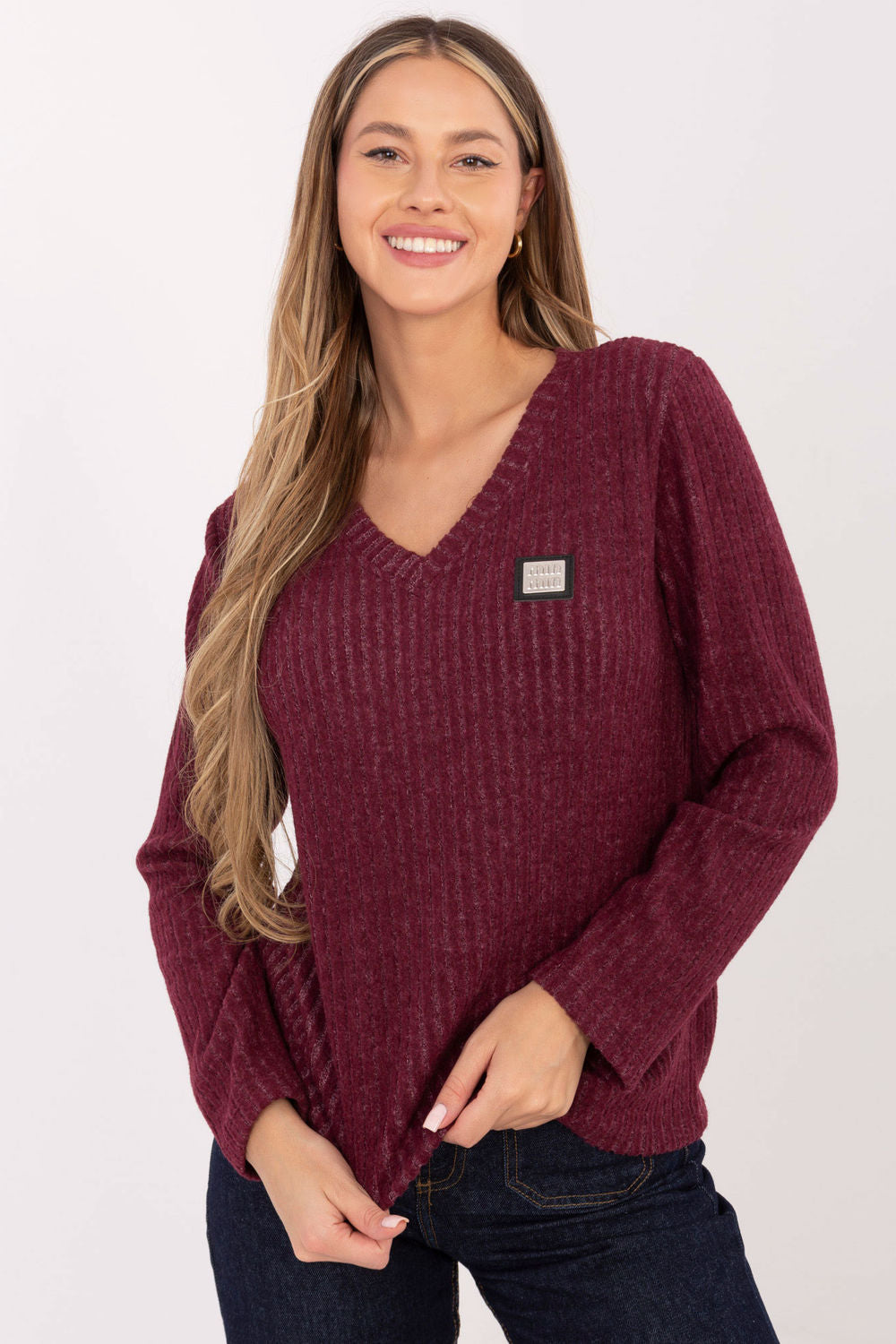 Pull femme Relevance Chandail Chandail — rouge