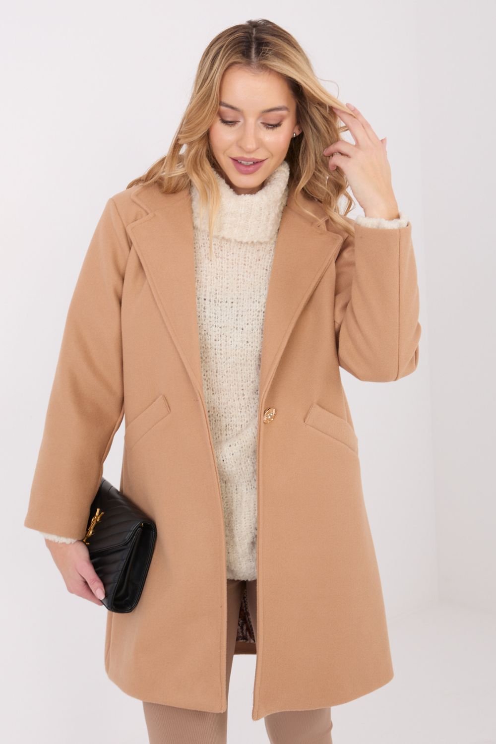 Manteau femme Italy Moda — brun