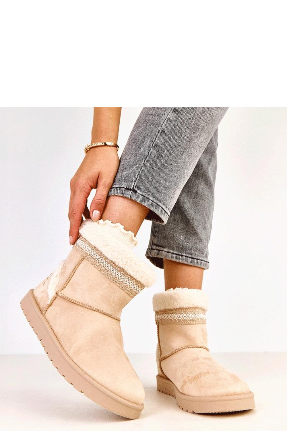 Bottes femme Solea De Neige De — beige