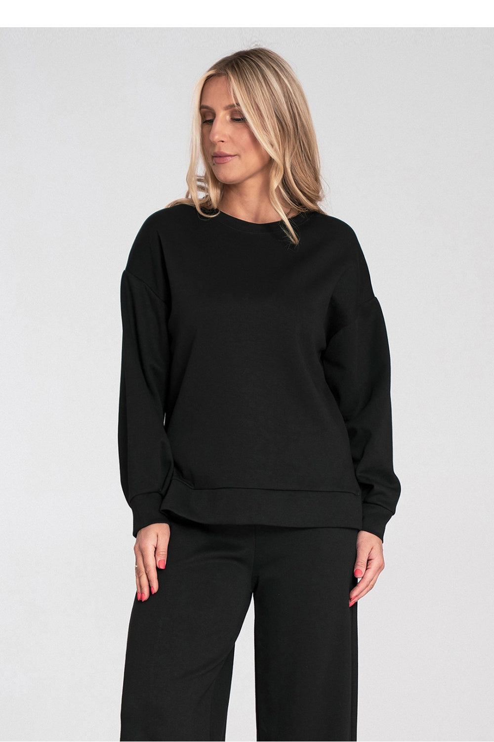 T-shirt femme Figl Sweatshirt Sweatshirt — noir