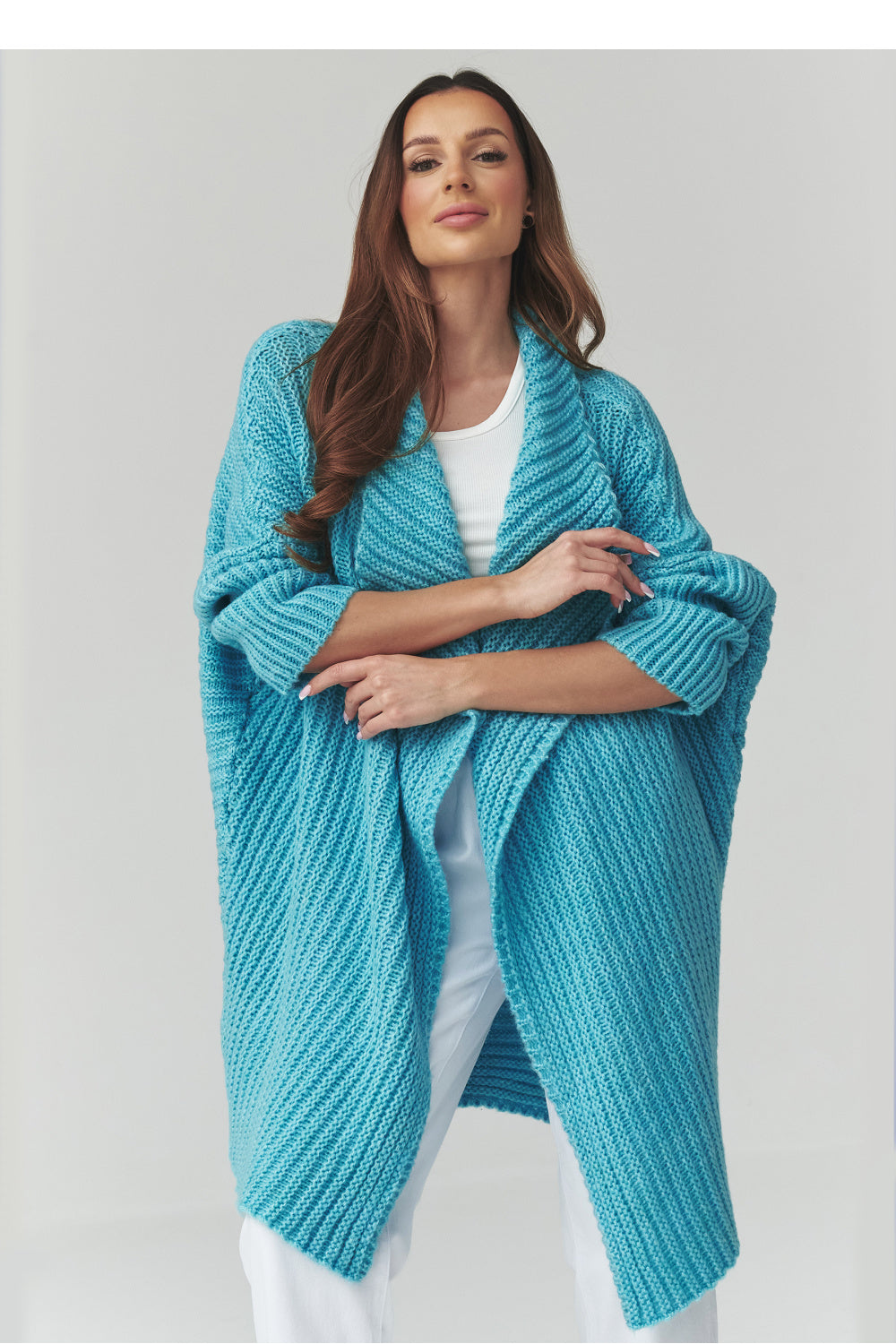 Cardigan femme Makadamia — bleu