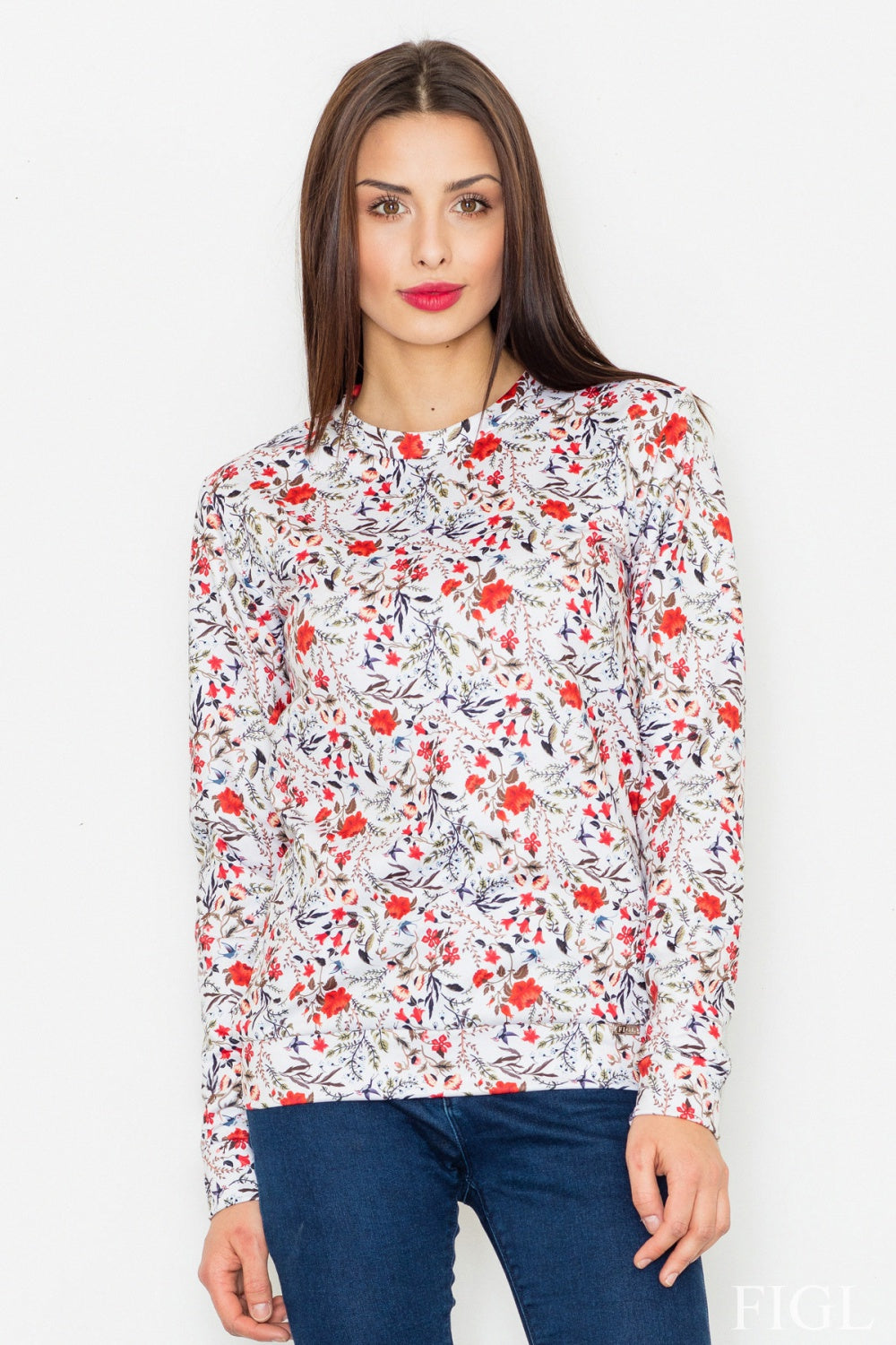 T-shirt femme Figl Sweatshirt Sweatshirt — blanc