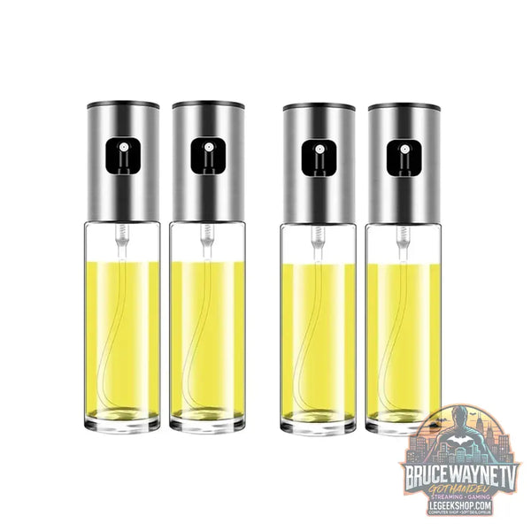 Gourmetech - Pulvérisateur d’Huile 100ml en Verre & Acier Inoxydable 🌿✨ - Legeekshop