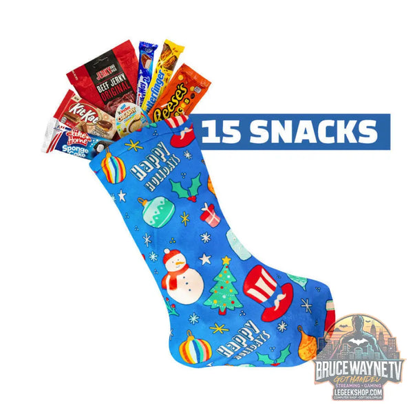 Chaussette de l'Épiphanie avec 15 snacks internationaux sucrés et salés🎁 - Legeekshop