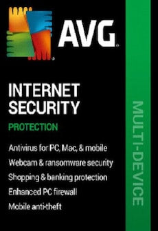 AVG Internet Security (PC, Android, Mac, iOS) (3 Devices, 1 Year) - AVG Key - GLOBAL