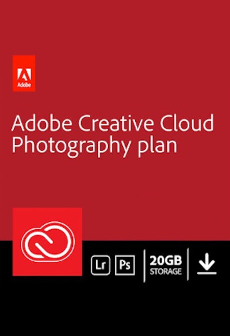 Adobe Creative Cloud Photography Plan Subscription (1 Year, 20 GB) - Adobe Key - UNITED STATES
