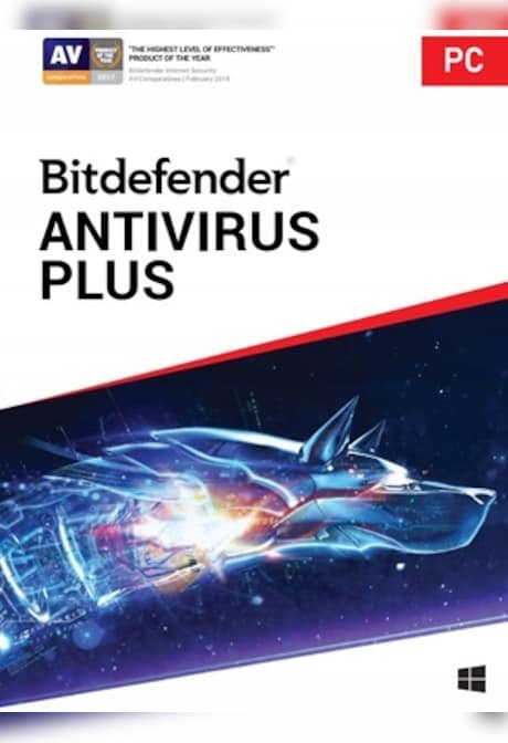 Bitdefender Antivirus Plus 2025 (PC) (10 Devices, 1 Year) - Bitdefender Key - GLOBAL