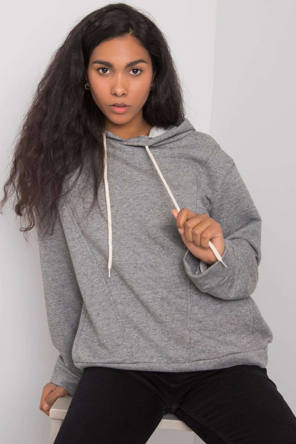 T-shirt femme Ex Moda Sweatshirt Sweatshirt — gris