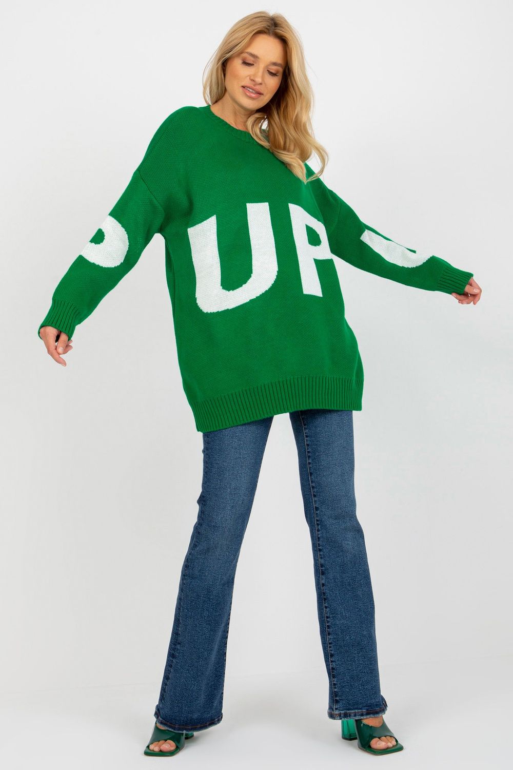 Pull femme Rue Paris Chandail Chandail — vert