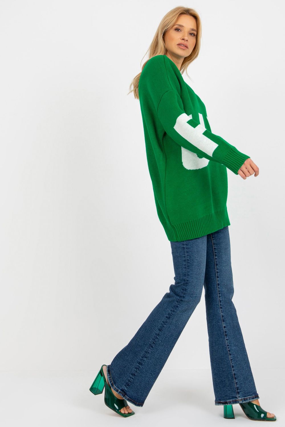 Pull femme Rue Paris Chandail Chandail — vert