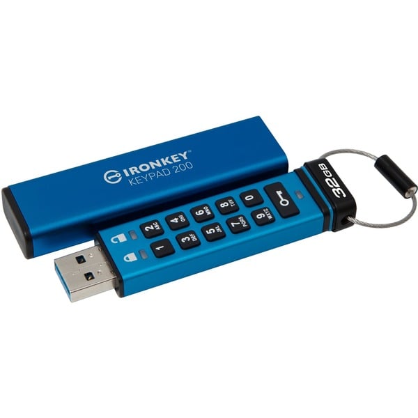 Kingston IronKey Keypad 200 32 GB, USB-Stick - Kingston