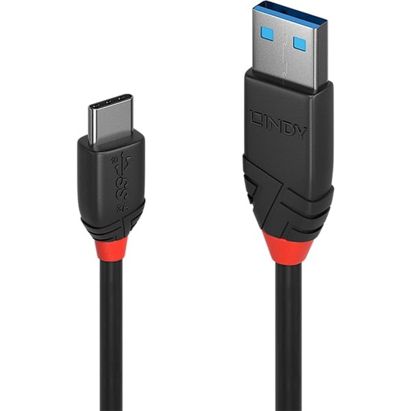 Lindy USB 3.2 Gen 2 câble Black Line, USB-A Stecker > USB-C Stecker - Lindy