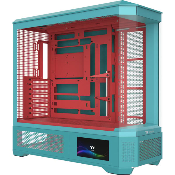Thermaltake View 600 TG Mint Strawberry, Big-Tower-Gehäuse - Thermaltake
