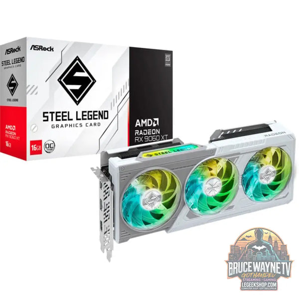 ASRock Radeon RX 9060 XT STEEL LEGEND OC 8GB, carte graphique - ASRock