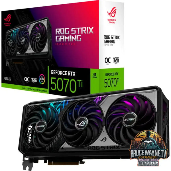 ASUS GeForce RTX 5070 Ti ROG Strix GAMING OC, carte graphique - ASUS