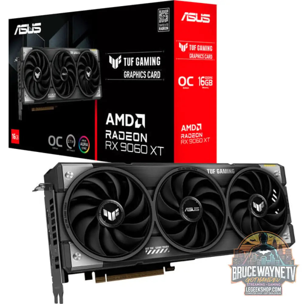 ASUS Radeon RX 9060 XT TUF GAMING OC 16GB, carte graphique - ASUS