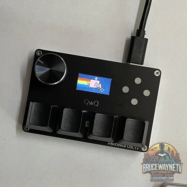 Clavier Gaming Magnétique Hall Effect 3-4 Touches Bouton Rotatif Écran IPS RGB - Clavier Gaming