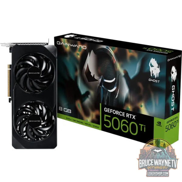 Gainward GeForce RTX 5060 Ti Ghost 8GB, carte graphique DLSS 4, 3x DisplayPort, 1x HDMI 2.1 - Gainward