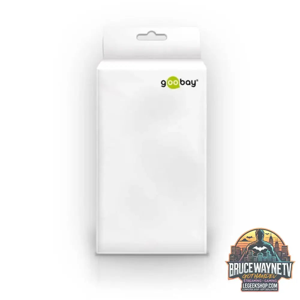 goobay Powerbank 20.000 mAh, integriertes USB-C Kabel 13cm, 30 Watt schwarz, 20 Ah, 1x USB-A, 2x USB-C, PD, QC - Stromquelle: USB-C - vue 6