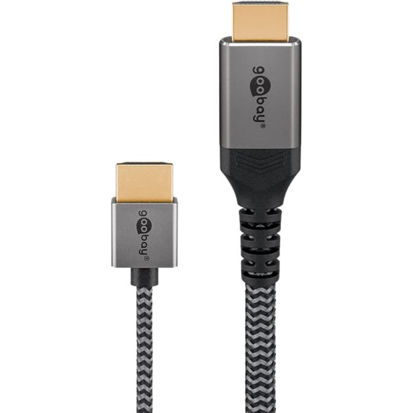 goobay Plus Slim High-Speed-HDMI-câble avec Ethernet, 8K @ 60Hz - goobay