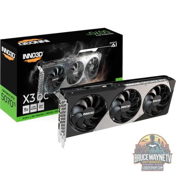 INNO3D GeForce RTX 5070 Ti X3 OC, Grafikkarte DLSS 4, 3x DisplayPort, 1x HDMI 2.1 - INNO3D