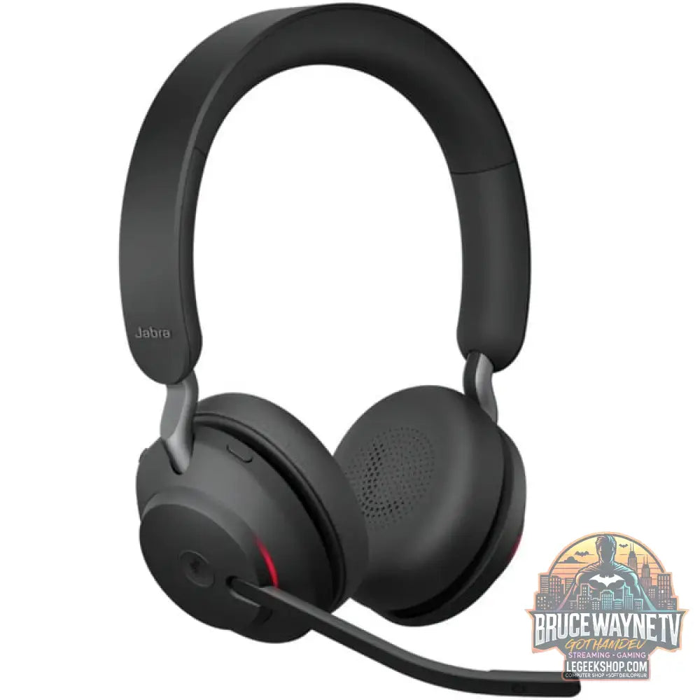 Jabra Evolve2 65, Headset noir, UC, USB-C, station de charge - Jabra