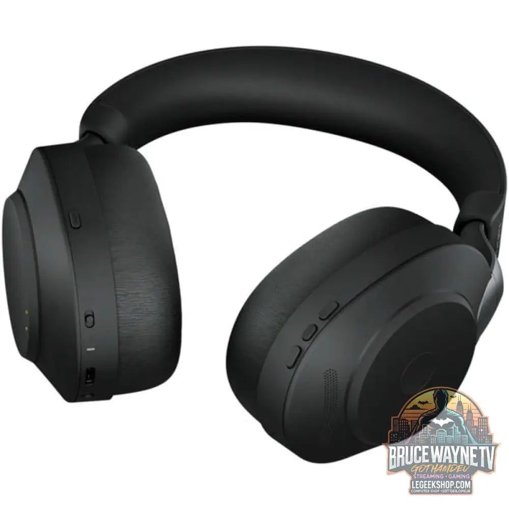 Jabra Evolve2 85, Headset noir, Stereo, Microsoft Teams, USB-A - Jabra - vue 3