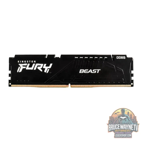 Mémoire RAM Kingston Fury Beast DDR5 8GB 16GB 32GB 4800-6400MHz Gaming Desktop XMP 3.0 - 32GB 6400MHz Black - Mémoire