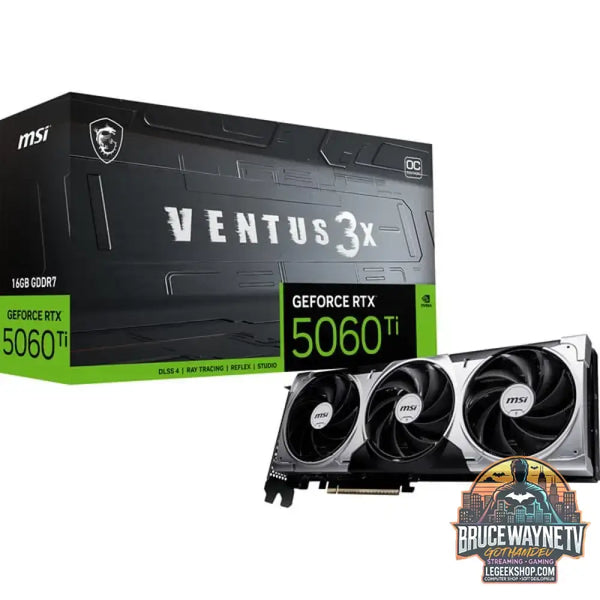 MSI GeForce RTX 5060 Ti VENTUS 3X OC 16G, carte graphique - MSI