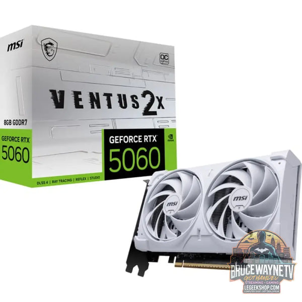MSI GeForce RTX 5060 VENTUS 2X OC WHITE 8G, carte graphique - MSI
