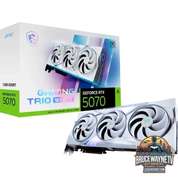 MSI GeForce RTX 5070 12G GAMING TRIO OC WHITE, carte graphique - MSI
