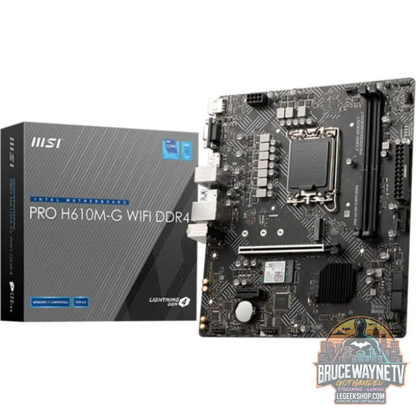 MSI PRO H610M-G WIFI DDR4, carte mère - MSI