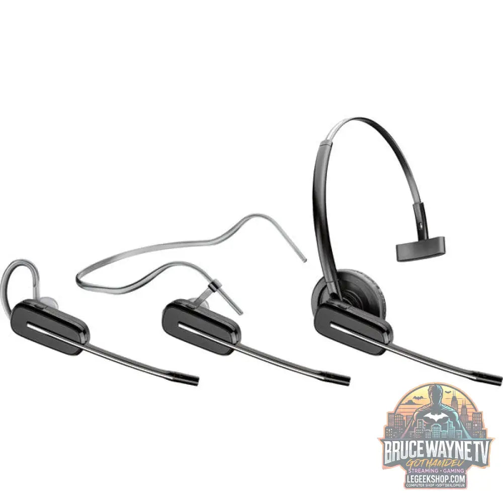 Poly Savi 8240 Office DECT, Headset (noir, Mono, USB-A, USB-C, Microsoft Teams) - Poly - vue 4